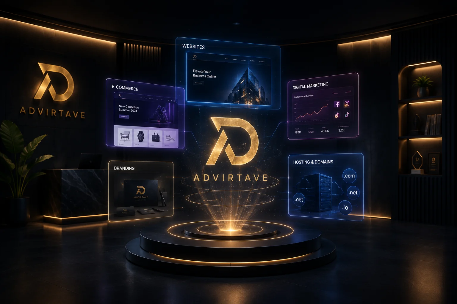 فريق Advirtave يقدم حلولًا رقمية احترافية للشركات