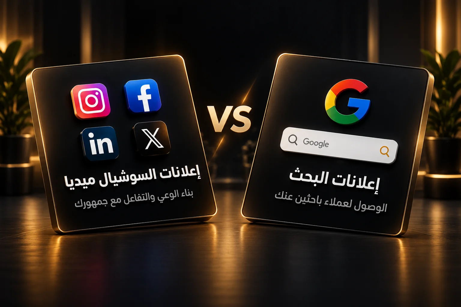 مقارنة بين التسويق عبر السوشيال ميديا وإعلانات Google المدفوعة
