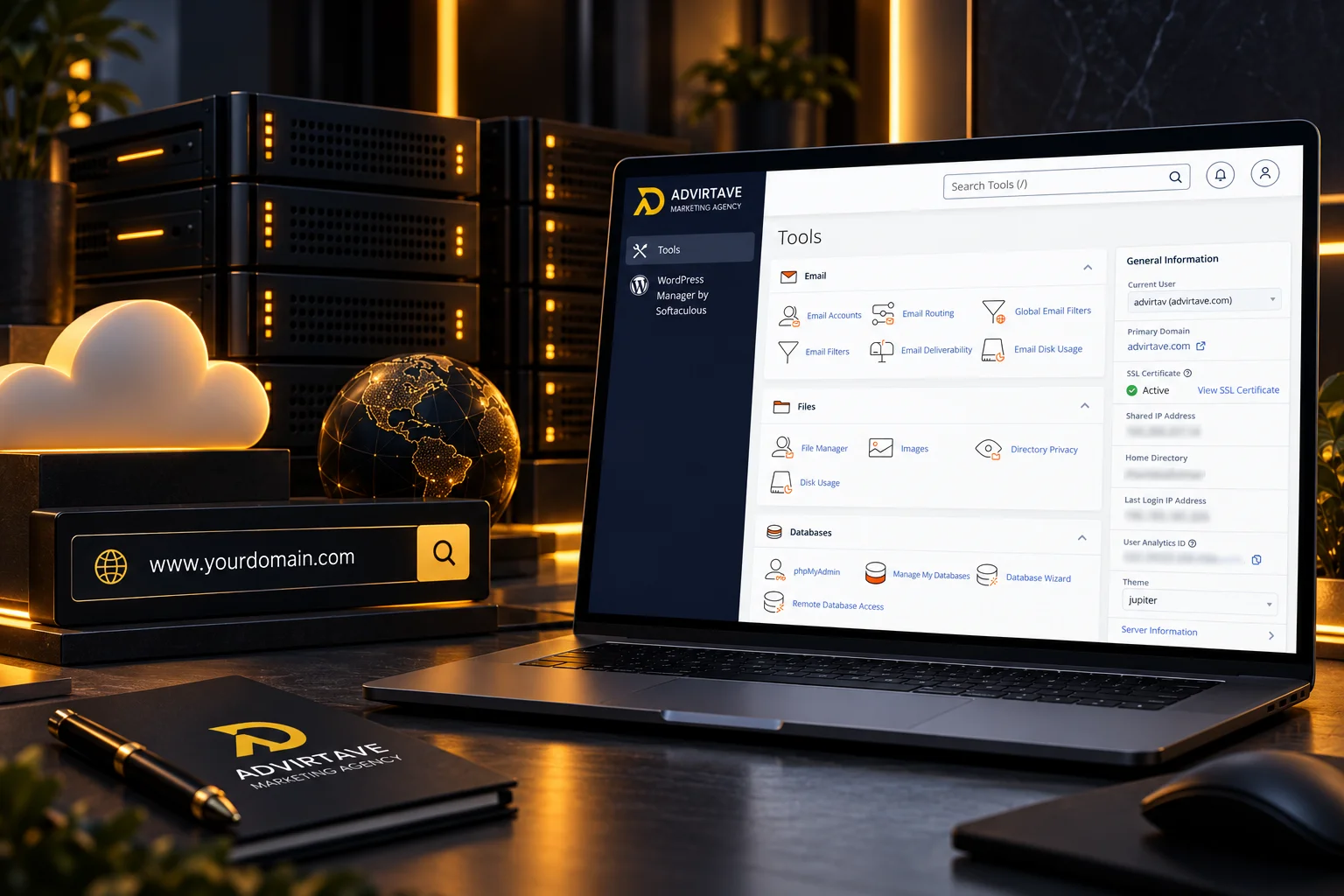 استضافة المواقع والبريد الإلكتروني والخدمات التقنية