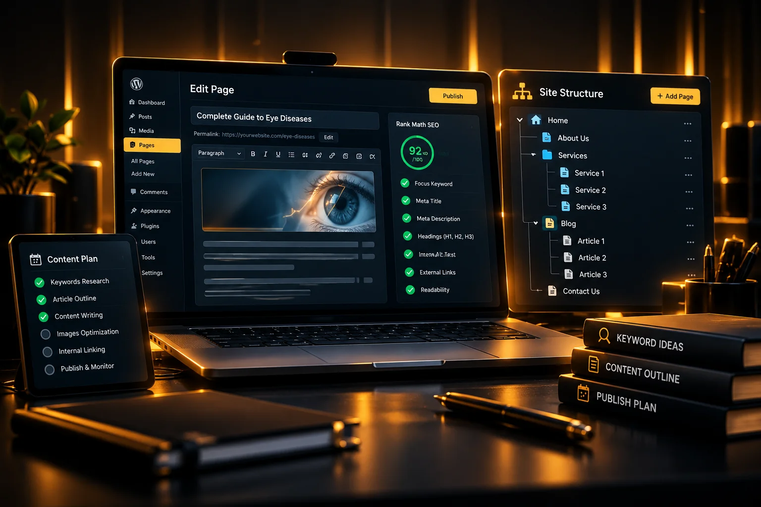 تحسين محتوى الموقع والمقالات لتلبية احتياجات الباحثين