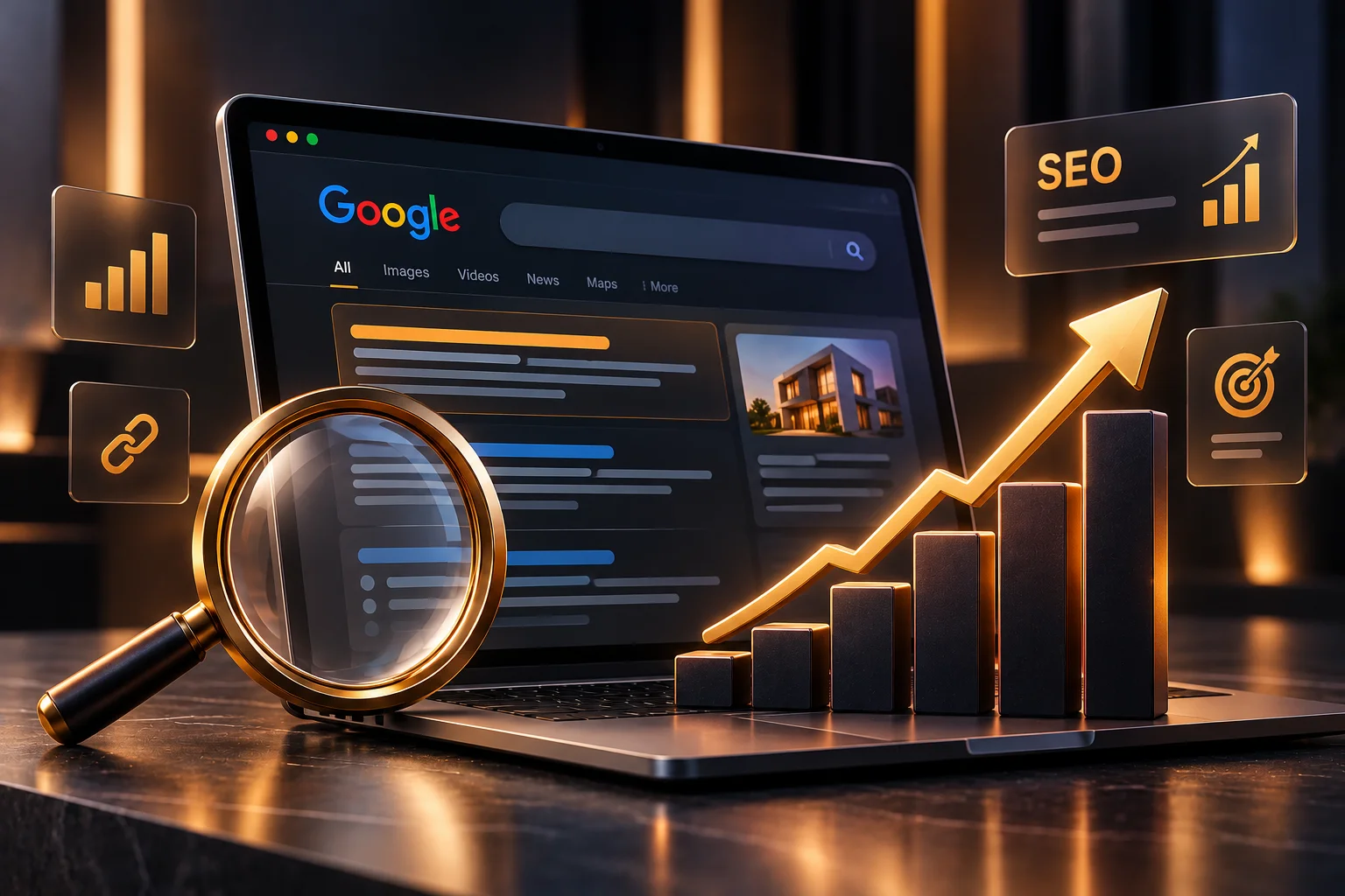 تحسين محركات البحث SEO لزيادة ظهور المواقع في جوجل